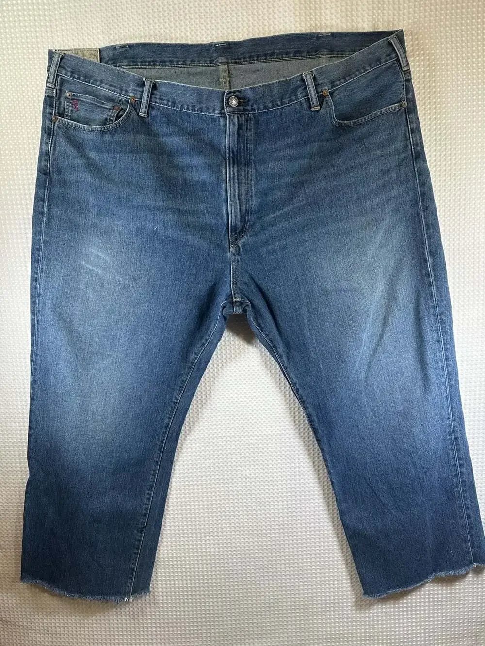 Vintage Polo Ralph Lauren 50B/32 Cutoff Denim Jeans Size 50x28